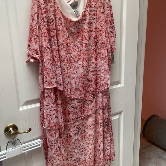 Y womens Catherine’s short sleeve stretch lined plus size dress size 4X. NWT - Picture 5 of 6